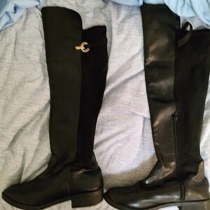 Black Women's Knee-High Boots inc